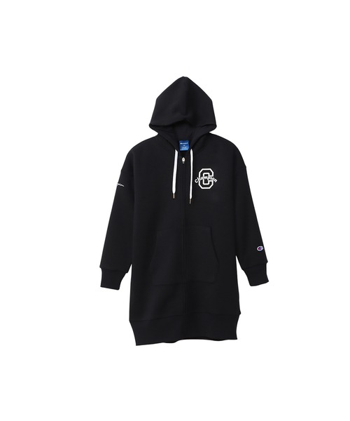 Champion（チャンピオン）の「【Champion/チャンピオン】レディース スポーツ テックウィーブ テリージップフーデッドスウェットシャツ（パーカー・レディース・パープル系その他/ブラック/グレー/オリーブ・LARGE/MEDIUM）」の10枚目の写真