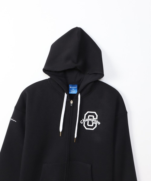 Champion（チャンピオン）の「【Champion/チャンピオン】レディース スポーツ テックウィーブ テリージップフーデッドスウェットシャツ（パーカー・レディース・パープル系その他/ブラック/グレー/オリーブ・LARGE/MEDIUM）」の12枚目の写真