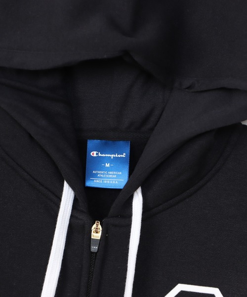 Champion（チャンピオン）の「【Champion/チャンピオン】レディース スポーツ テックウィーブ テリージップフーデッドスウェットシャツ（パーカー・レディース・パープル系その他/ブラック/グレー/オリーブ・LARGE/MEDIUM）」の13枚目の写真