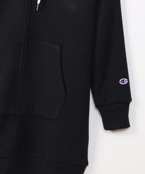 Champion（チャンピオン）の「【Champion/チャンピオン】レディース スポーツ テックウィーブ テリージップフーデッドスウェットシャツ（パーカー・レディース・パープル系その他/ブラック/グレー/オリーブ・LARGE/MEDIUM）」の14枚目の写真