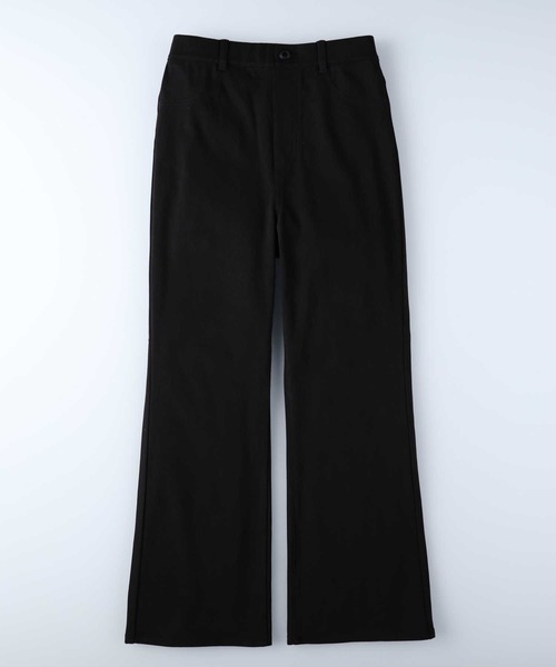 HONEYSUCKLE ROSE（ハニーサックルローズ）の「【HONEYSUCKLE ROSE】「nobee」レギンスフレアパンツ（スラックス・レディース・ブラック/ブルー/レッド/パープル/イエロー/グリーン/ピンク/ライラック/ターコイズブルー・S/L/M/XS）」の13枚目の写真