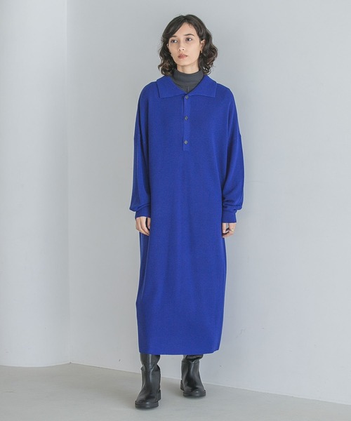 A part by（アパートバイ）の「ニットポロワンピース 295947