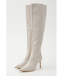 rienda | ポインテッドトゥースリムニーハイブーツ(ブーツ)