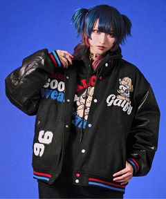 セール】【GALFY/ガルフィー】復活わんわん大学ジャケット（スタジャン 