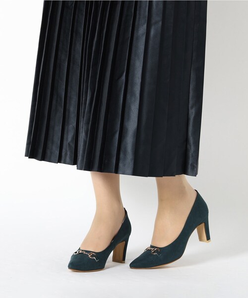 ESPERANZA(エスペランサ)の「【日本製】ビット付ソフトポインテッドブロックヒールパンプス(パンプス・レディース・ブラウン系1/ブラック系/グリーン系その他2/こしょう色系1・24.0cm/22.5cm/23.5cm/23.0cm/24.5cm/22.0cm)」の9枚目の写真