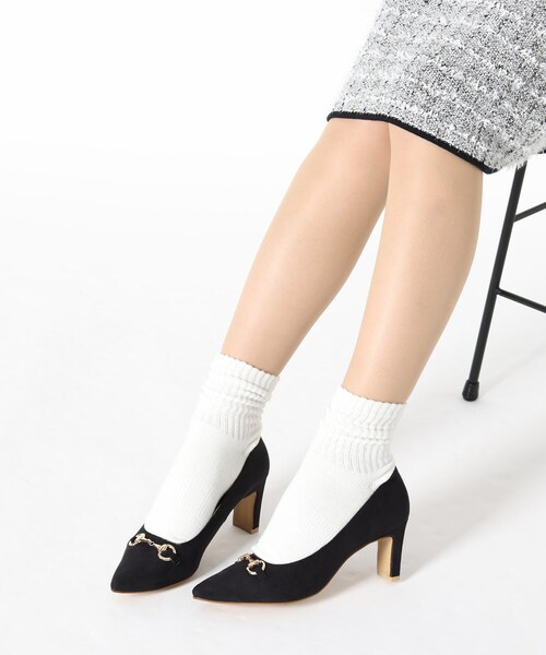 ESPERANZA(エスペランサ)の「【日本製】ビット付ソフトポインテッドブロックヒールパンプス(パンプス・レディース・ブラウン系1/ブラック系/グリーン系その他2/こしょう色系1・24.0cm/22.5cm/23.5cm/23.0cm/24.5cm/22.0cm)」の19枚目の写真