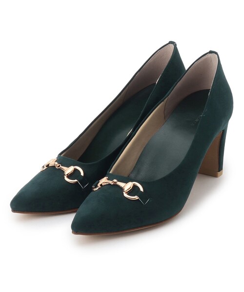 ESPERANZA(エスペランサ)の「【日本製】ビット付ソフトポインテッドブロックヒールパンプス(パンプス・レディース・ブラウン系1/ブラック系/グリーン系その他2/こしょう色系1・24.0cm/22.5cm/23.5cm/23.0cm/24.5cm/22.0cm)」の7枚目の写真