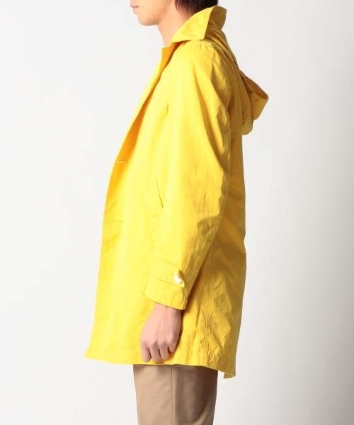 THE SHOP TK （ザ ショップ ティーケー ）の「フード付ステンカラーコート（ステンカラーコート・メンズ・ブルー/イエロー・03/02）」の3枚目の写真