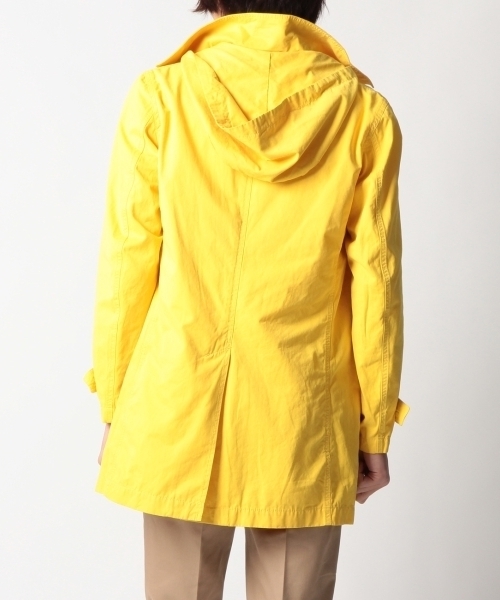 THE SHOP TK （ザ ショップ ティーケー ）の「フード付ステンカラーコート（ステンカラーコート・メンズ・ブルー/イエロー・03/02）」の4枚目の写真