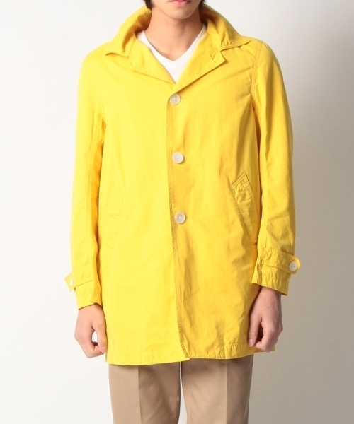 THE SHOP TK （ザ ショップ ティーケー ）の「フード付ステンカラーコート（ステンカラーコート・メンズ・ブルー/イエロー・03/02）」の10枚目の写真