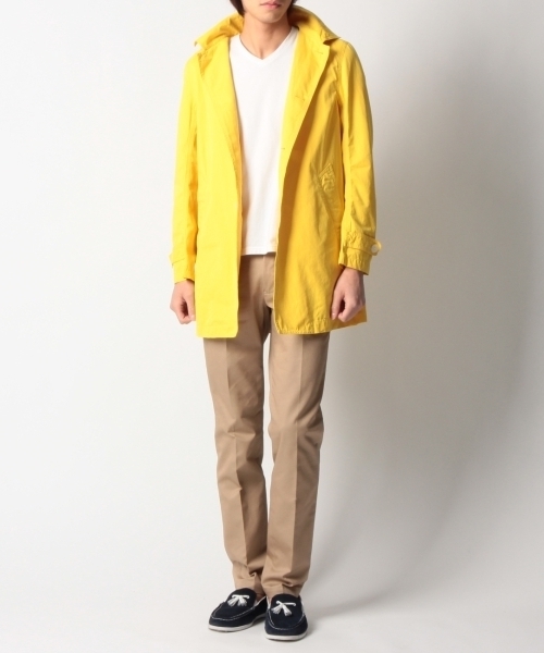 THE SHOP TK （ザ ショップ ティーケー ）の「フード付ステンカラーコート（ステンカラーコート・メンズ・ブルー/イエロー・03/02）」の11枚目の写真