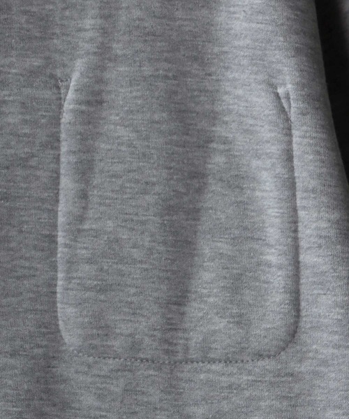 SITRY(シトリー)の「Big silhouette sweat cardigan / ビッグシルエット 裏起毛 スウェット クルーネック カーディガン(カーディガン/ボレロ・メンズ・ブラック/ダークグリーン/ネイビー/杢グレー/ロイヤルブルー・M/L)」の6枚目の写真
