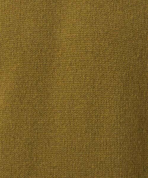 green label relaxing（グリーンレーベルリラクシング）の「ハミルトンラムズウール ワイドカラー I ニット（ニット/セーター・メンズ・マスタード/ネイビー/ナチュラル/ダークグリーン・M/S/L/XL）」の6枚目の写真