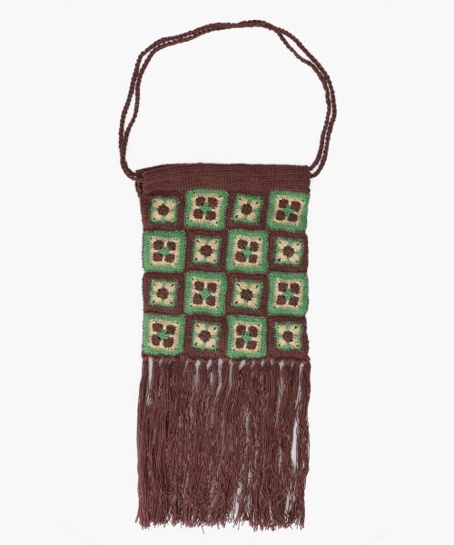 kaorinomori（カオリノモリ）の「kaorinomori ×c-cie fringe tote / カオリノモリ（トートバッグ・レディース・ネイビー/ブラウン・ONE SIZE）」の4枚目の写真