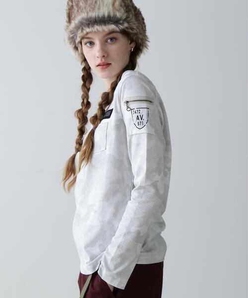 AVIREX(アヴィレックス)の「《価格改定商品》FATIGUE L/S T-SHIRT/ ファティーグロングスリーブTシャツ(Tシャツ/カットソー・メンズ・ホワイト/ブラック/ネイビー/その他3/ブラック系その他2/オリーブ系・S/M/L)」の6枚目の写真