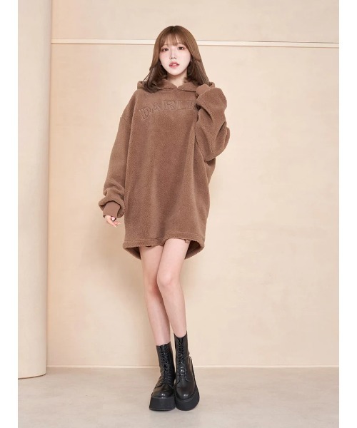 ダーリッチ　Darich DDボアスウェットフーディー DDボアスウェットフーディー – Darich (ダーリッチ)