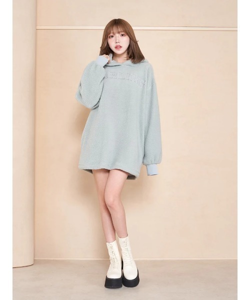 店舗web完売 ダーリッチ Darich DDボアスウェットフーディー