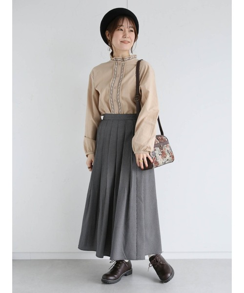 ehka sopo（エヘカソポ）の「【Maison SAJOU】刺繍ブラウス（シャツ/ブラウス・レディース・キナリ/ベージュ/オフホワイト・ﾌﾘ-）」の18枚目の写真