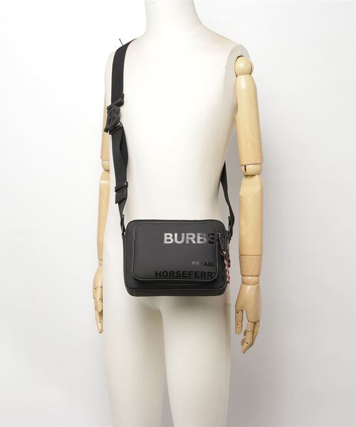 ECHELLE Liberte（エシェルリベルテ）の「BURBERRY PADDY HORSEFERRY PRINT CROSSBODY BAG バーバリー ホースフェリープリント ショルダーバッグ（ショルダーバッグ・メンズ・ブラック・FREE）」の5枚目の写真