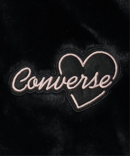 CONVERSE(コンバース)の「CONVERSE コンバース シャギーボアジャケット(130~160cm)(ブルゾン・キッズ・ピンク/ブラック・150/160/130/140)」の14枚目の写真