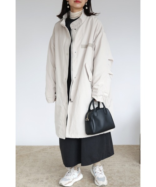 &. NOSTALGIA(アンドドットノスタルジア)の「【ZOZO限定】着れるキルティングライナー付きマウンテンパーカー M-65(マウンテンパーカー・レディース・アイボリー/ブラック/カーキ・FREE)」の19枚目の写真