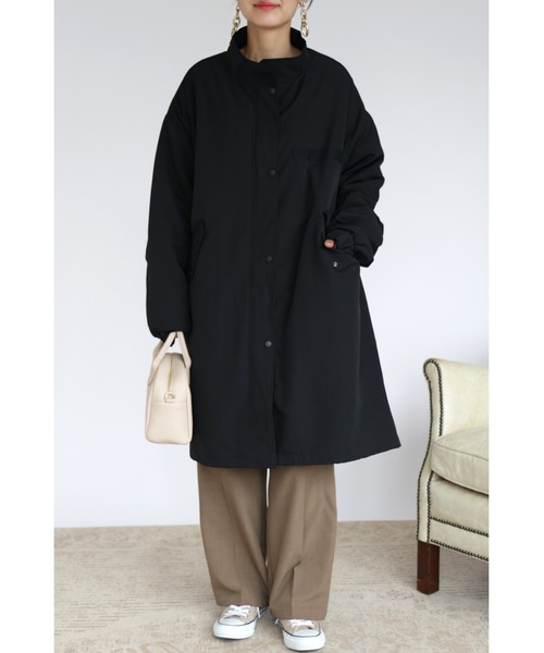 &. NOSTALGIA(アンドドットノスタルジア)の「【ZOZO限定】着れるキルティングライナー付きマウンテンパーカー M-65(マウンテンパーカー・レディース・アイボリー/ブラック/カーキ・FREE)」の20枚目の写真