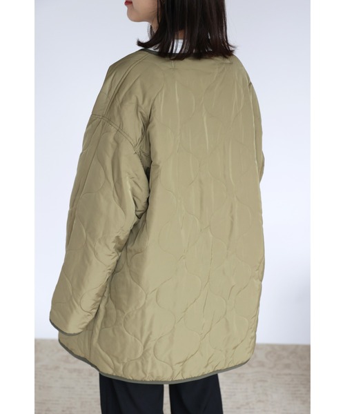 &. NOSTALGIA(アンドドットノスタルジア)の「【ZOZO限定】着れるキルティングライナー付きマウンテンパーカー M-65(マウンテンパーカー・レディース・アイボリー/ブラック/カーキ・FREE)」の21枚目の写真