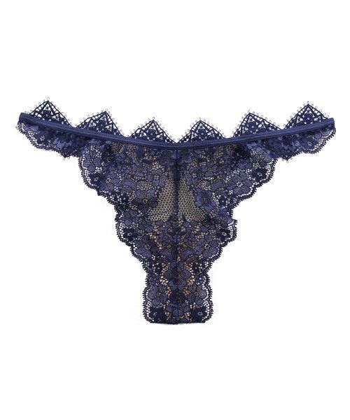 ANNEBRA(アンブラ)の「Zigzag2 モチーフレースソング(ショーツ・レディース・ネイビー/レッド・L/XL/M)」の2枚目の写真