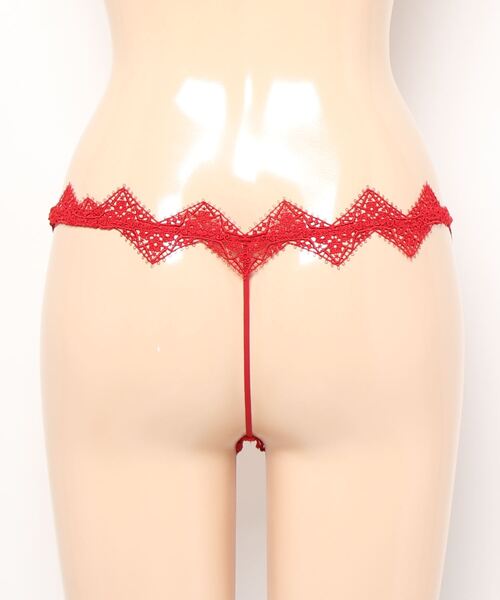 ANNEBRA(アンブラ)の「Zigzag2 モチーフレースソング(ショーツ・レディース・ネイビー/レッド・L/XL/M)」の16枚目の写真