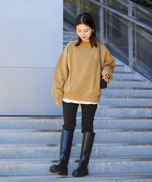 RIDING HIGH(ライディングハイ)の「■《別注》【RIDING HIGH/ライディングハイ】刺繍スウェット(スウェット・レディース・ブラック/グリーン/ボルドー/ベージュ・FREE)」の9枚目の写真