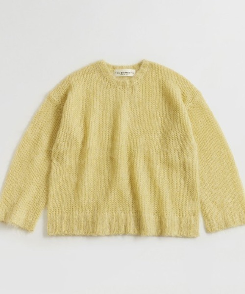 シンゾーン Shinzone モヘア シアー ニット セーター MOHAIR SHEER KNIT 長袖 F 黄色 22AMSNI01 /YM レディース THE SHINZONE（ザ シンゾーン）の「THE SHINZONE MOHAIR SHEER