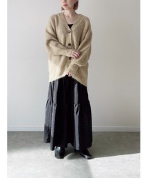 Yucca | カラーミックスカーディガン（MEKKE　低身長向け）(カーディガン/ボレロ)