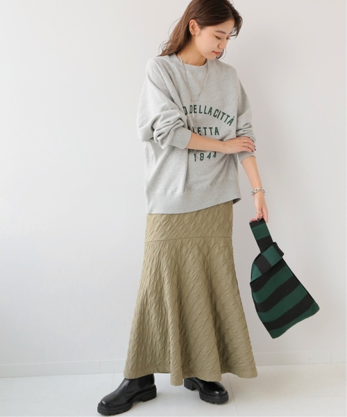 JOURNAL STANDARD relume(ジャーナルスタンダード レリューム)の「《追加》ラグランスリーブロゴスウェット1844(スウェット・レディース・ブルー/アイボリー/グレー・FREE)」の5枚目の写真