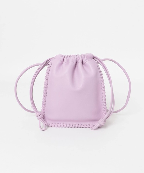 URBAN RESEARCH ROSSO（アーバンリサーチロッソ）の「ステッチデザインポシェット（ショルダーバッグ・レディース・オフホワイト/ラベンダー/ブラック・-）」の12枚目の写真