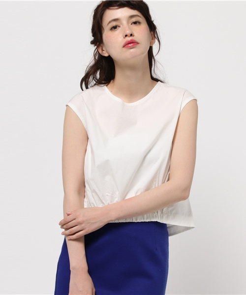 Ray BEAMS(レイビームス)の「Ray BEAMS / クルーネック コクーン プルオーバー(シャツ/ブラウス・レディース・ホワイト/ブラック/ピンク・1/0)」の2枚目の写真