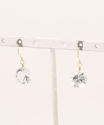 ★con affetto K18 パール フックピアス★ ☆con affetto K18 パール フックピアス☆最新