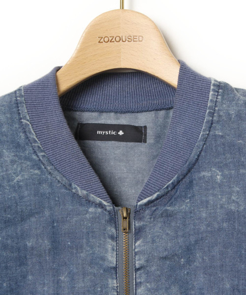 mystic（ミスティック）の「ジップアップブルゾン（ブルゾン・レディース・ブルー・FREE）」の3枚目の写真