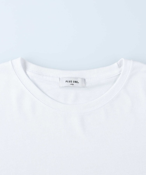 PLUS ONE(プラスワン)の「【PLUS ONE】バルーンロンTレイヤード(Tシャツ/カットソー・メンズ・ベージュ/パープル/サックスブルー/ダークグレー・M/L/XL)」の21枚目の写真