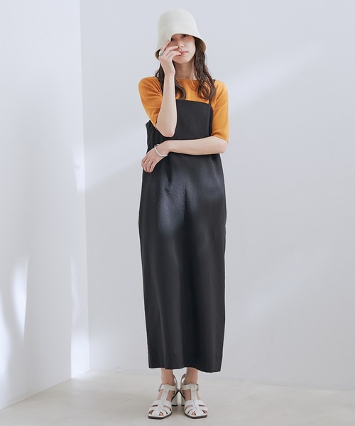 Juze（ジュゼ）の「スクエアトゥヒールグルカサンダル（サンダル・レディース・ブラック/イエロー/オフホワイト・22.5cm/23.5cm/24.5cm）」の15枚目の写真