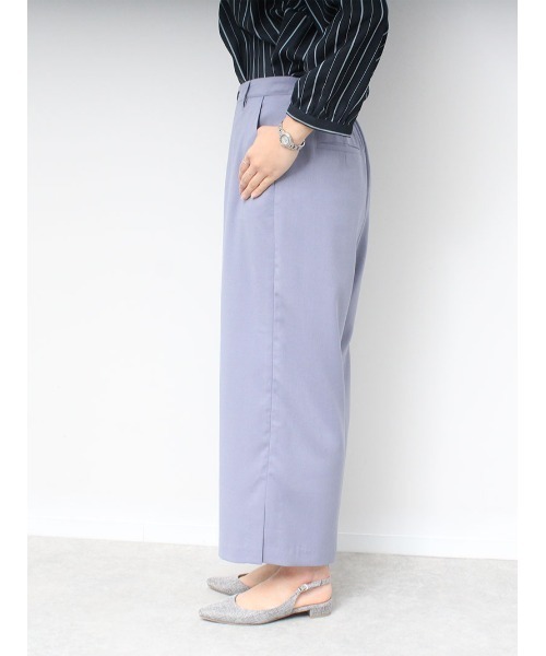 fleur by mint breeze(フルールバイミントブリーズ)の「【L~5L 大きいサイズ】【セットカップ可】 サイド スリット ワイド パンツ(その他パンツ・レディース・ネイビー/ブルー・3L/4L/5L/LL/L)」の13枚目の写真