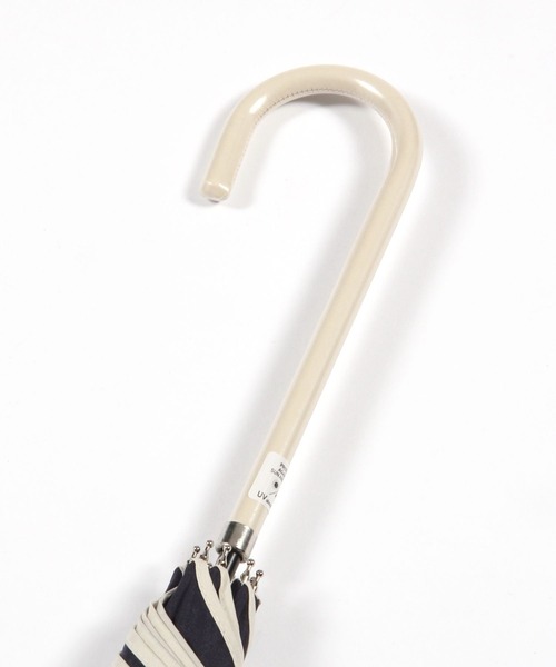 GLOBAL WORK（グローバルワーク）の「フラワーパイピング傘/170660（長傘・レディース・ホワイト/ライトグリーン/ネイビー・FREE）」の5枚目の写真