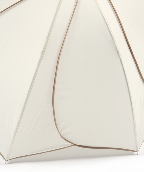 GLOBAL WORK（グローバルワーク）の「フラワーパイピング傘/170660（長傘・レディース・ホワイト/ライトグリーン/ネイビー・FREE）」の10枚目の写真