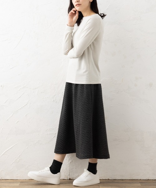 aunt lily（アントリリー）の「裏毛フーディベスト&ボートネックプルオーバー（ベスト・レディース・ネイビー/ピンク/ブラック/オフホワイト/セージグリーン・7号/9号/11号/13号/15号）」の8枚目の写真