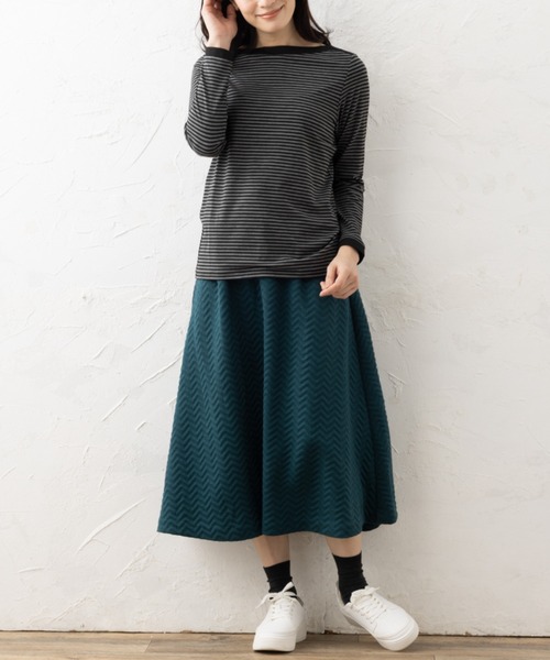 aunt lily（アントリリー）の「裏毛フーディベスト&ボートネックプルオーバー（ベスト・レディース・ネイビー/ピンク/ブラック/オフホワイト/セージグリーン・7号/9号/11号/13号/15号）」の12枚目の写真