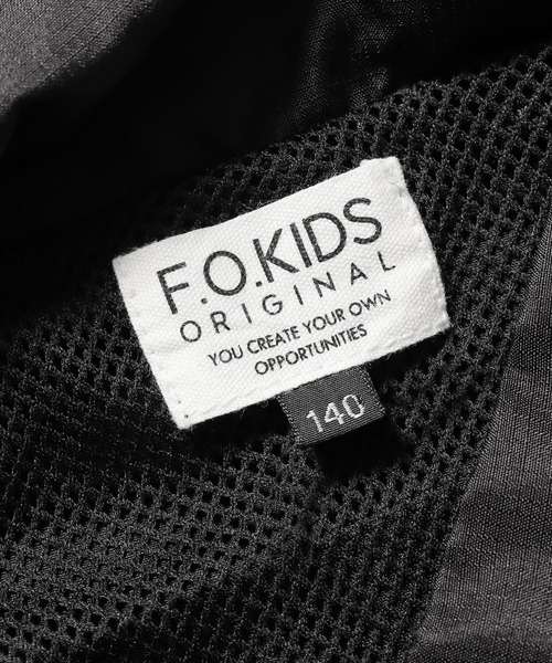 F.O.KIDS（エフオーキッズ）の「F.O.KIDS/エフオーキッズ ウインドブレーカー（ブルゾン・キッズ・ベージュ/ブラック/グレー・120/140/130）」の6枚目の写真