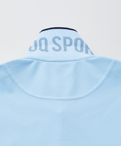 le coq sportif GOLF（ルコックスポルティフゴルフ）の「ベーシック半袖ポロシャツ  吸汗速乾 ストレッチ UVカット (WH00のみKEEP CLEAN)  メンズ ゴルフウエア（ポロシャツ・メンズ・ブルー/ネイビー/ホワイト/グレー/ブラック・M/3L/L/XL）」の8枚目の写真