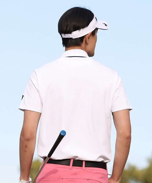 le coq sportif GOLF（ルコックスポルティフゴルフ）の「ベーシック半袖ポロシャツ  吸汗速乾 ストレッチ UVカット (WH00のみKEEP CLEAN)  メンズ ゴルフウエア（ポロシャツ・メンズ・ブルー/ネイビー/ホワイト/グレー/ブラック・M/3L/L/XL）」の13枚目の写真