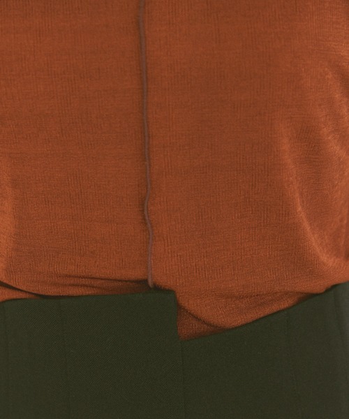 moi tytto（モイテュット）の「メロウロングスリーブトップス（Tシャツ/カットソー・レディース・ナチュラル/ブラウン/ブラック・FREE）」の17枚目の写真