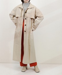 STYLEBLOCK（スタイルブロック）の「ウェザークロススタンドカラーロングコート（ステンカラーコート）」