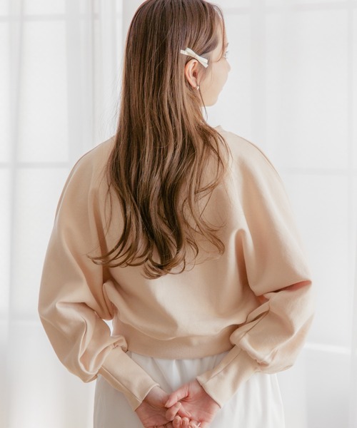flower（フラワー）の「ドルマンスリーブスウェット（スウェット・レディース・ピンク/アイボリー・FREE）」の15枚目の写真